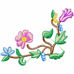 Flowers Embroidery Design 8 Flowers Embroidery Design 8